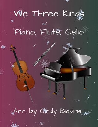 Book cover for We Three Kings, for Piano, Flute and Cello