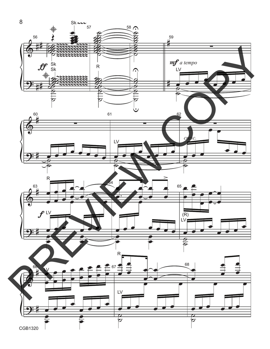 Aurora Aurora Handbell Choir scores gallery preview page 7