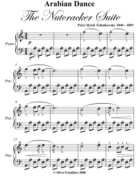 Nutcracker Favorites for Easy Piano Volume 1 A Sheet Music