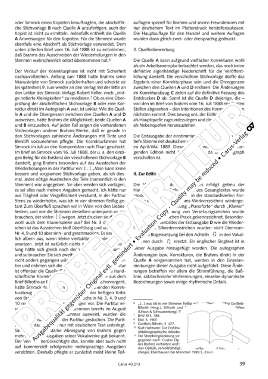 Zigeunerlieder op. 103 Zigeunerlieder op. 103 Choir scores gallery preview page 40