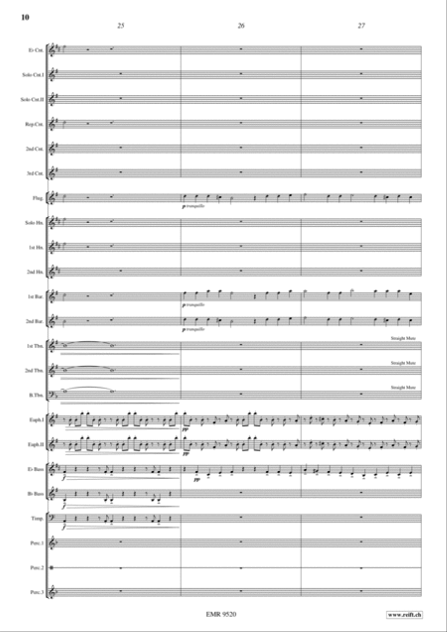 Russian Easter Festival Russian Easter Festival Brass Band scores gallery preview page 10
