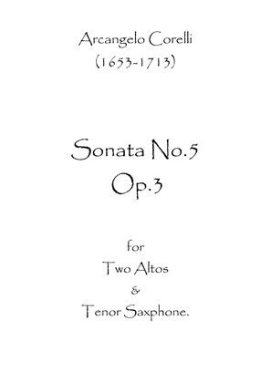 Sonata No.5 Op.3