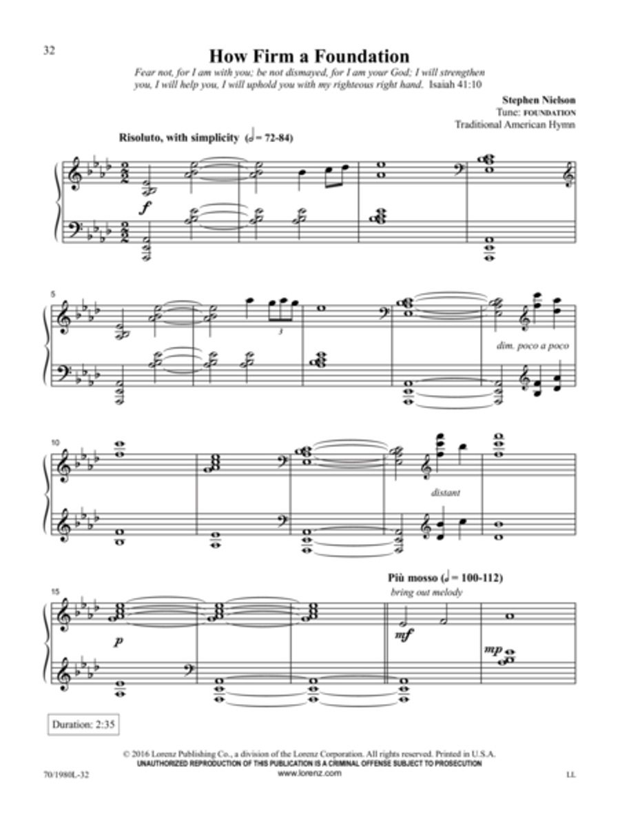 To God Alone Be Glory To God Alone Be Glory Piano Solo scores gallery preview page 21