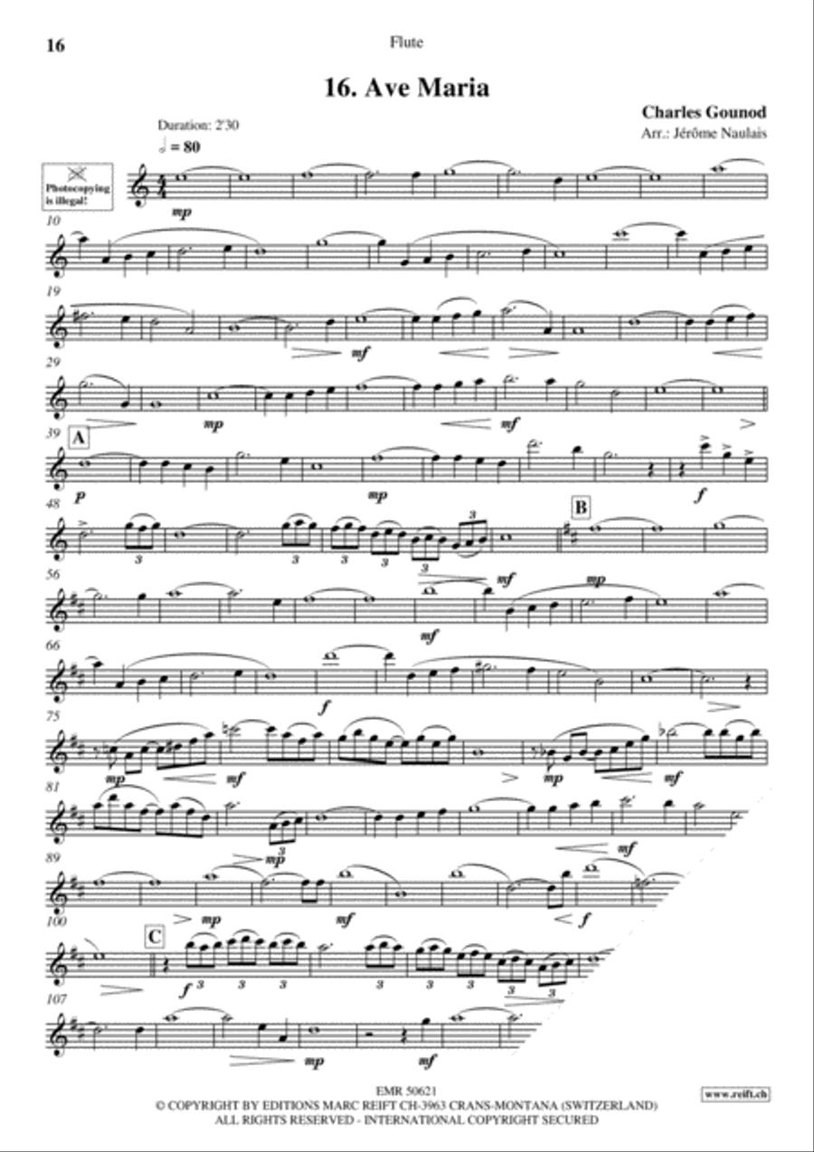 20 Slow Melodies Volume 2 Flute Solo scores gallery preview page 18
