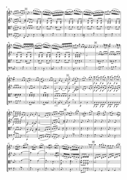 "Die Zauberflöte" for String Quartet, No.13, "Papagena! Papagena! Weibchen! Täubchen!" image number null