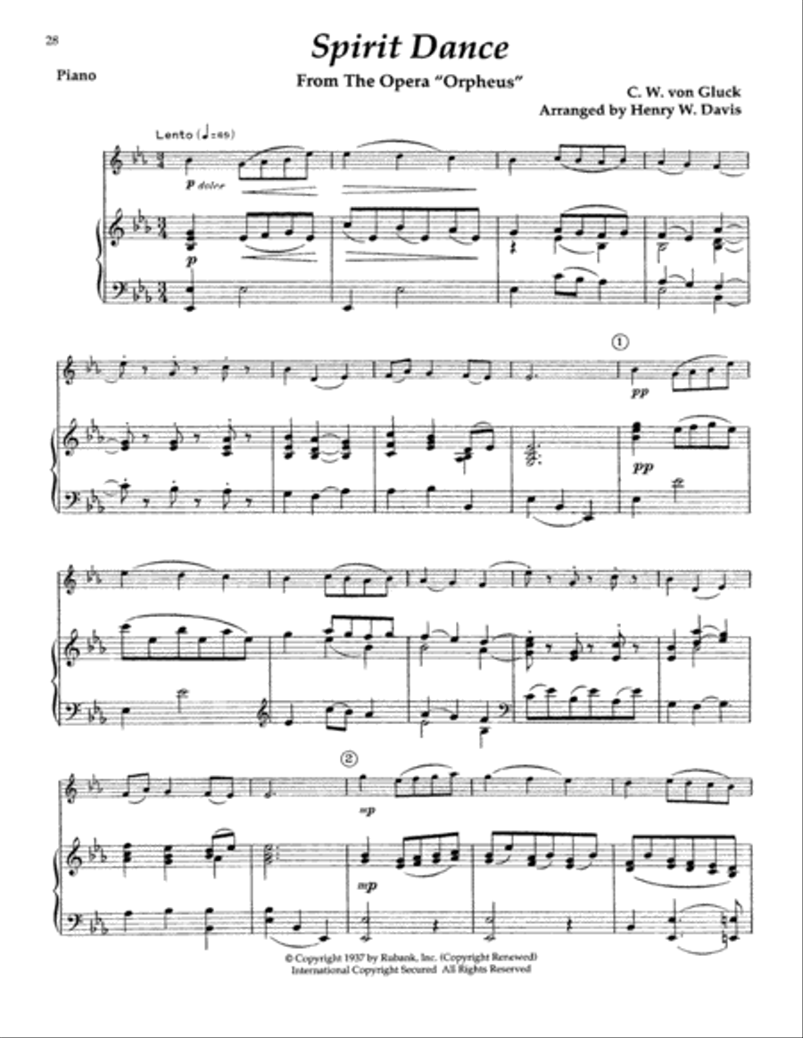 Melody From Orpheus School and Community scores gallery preview page 1