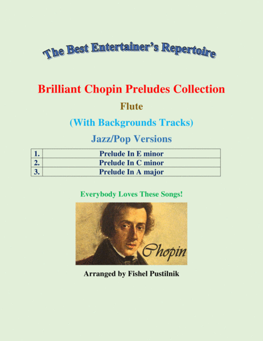 "Brilliant Chopin Preludes Collection" for Flute (Background Tracks)-Video image number null