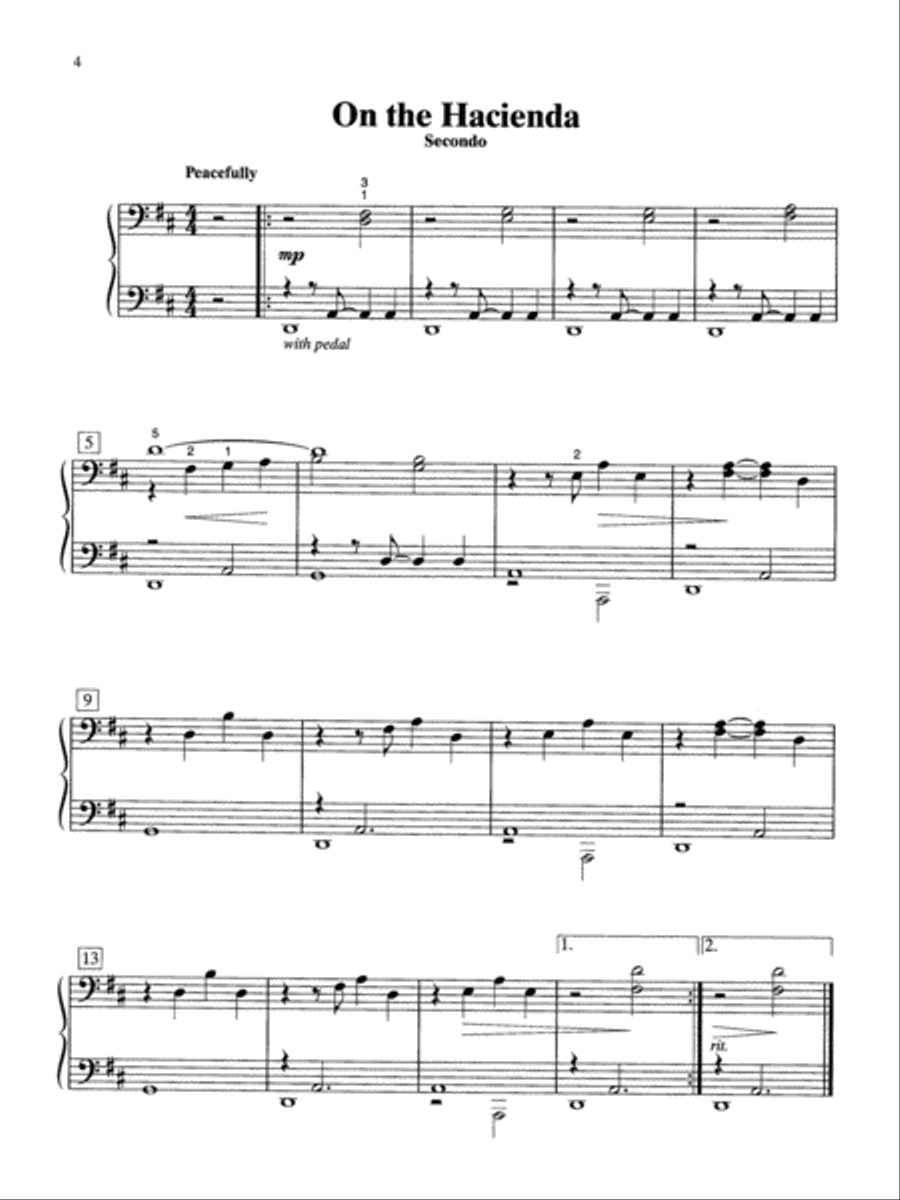 Two at One Piano, Book 3 Two at One Piano, Book 3 Small Ensemble scores gallery preview page 5