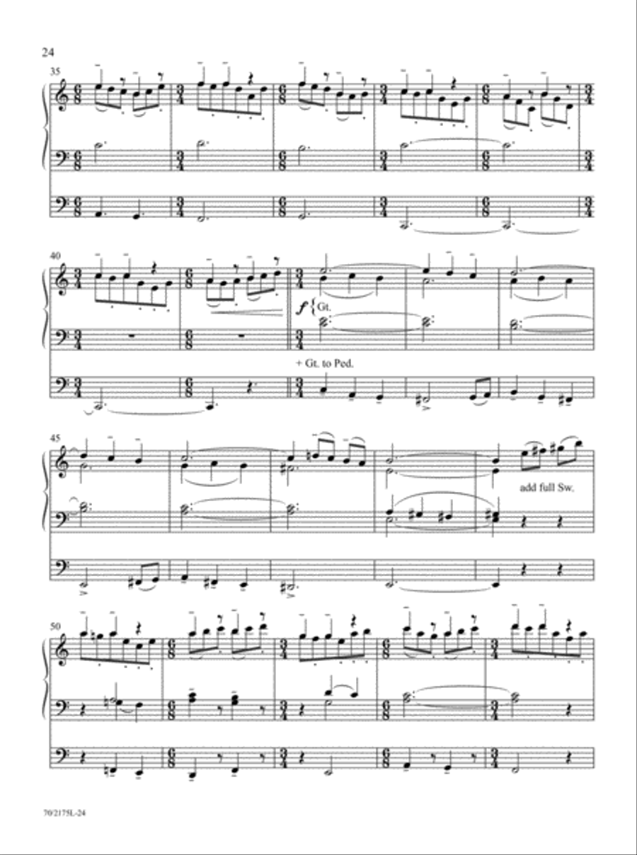 The Sacred Organ Library, Vol. 5 Organ Solo scores gallery preview page 14