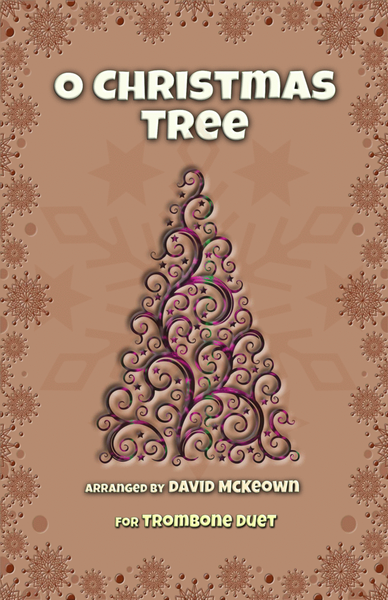 O Christmas Tree, (O Tannenbaum), Jazz style, for Trombone Duet