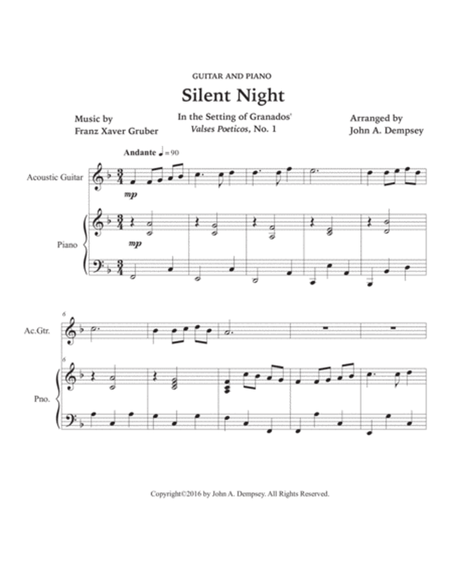 Silent Night (Guitar and Piano) image number null