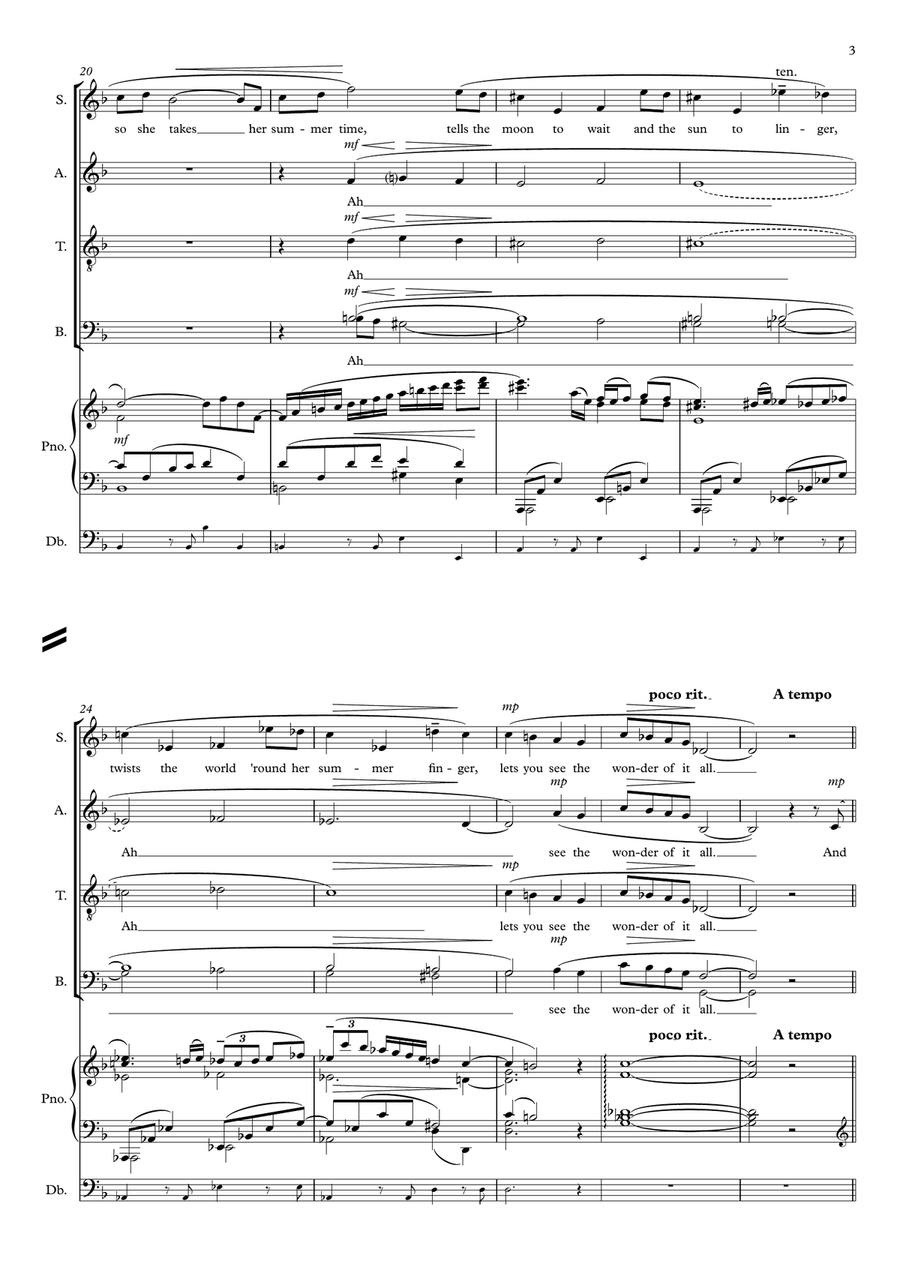 Summer Of 42 Summer Of 42 4-Part scores gallery preview page 3