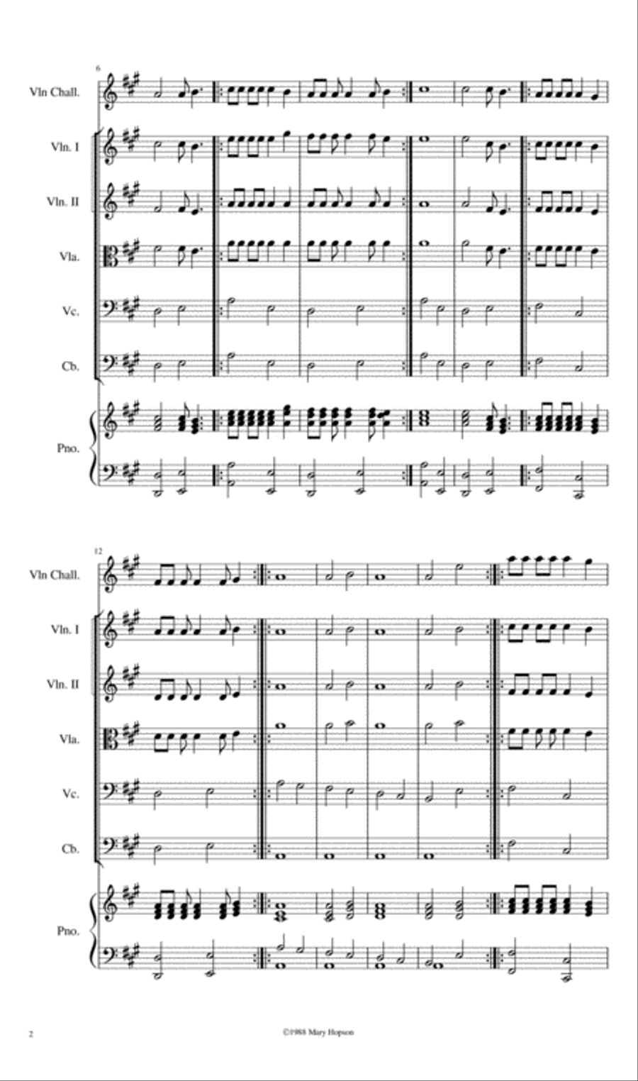 The Moons of Jupiter Piano Quintet scores gallery preview page 2