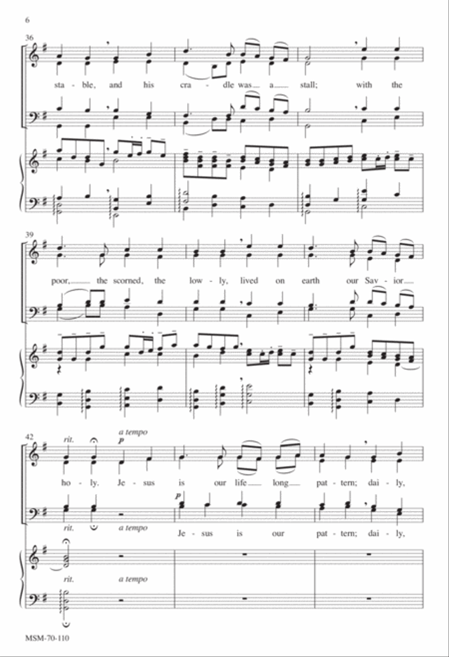 A Carol Suite SSATBB scores gallery preview page 5