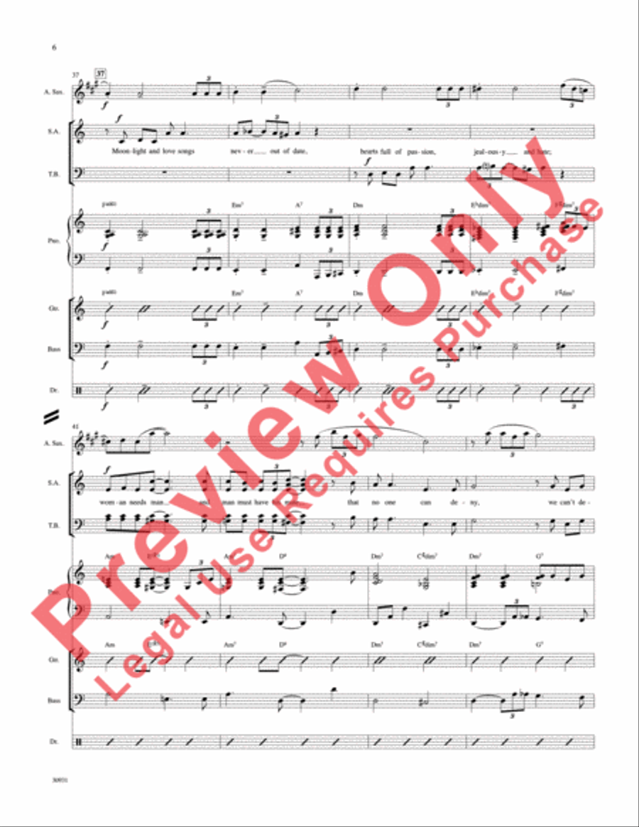 As Time Goes By Choir scores gallery preview page 7