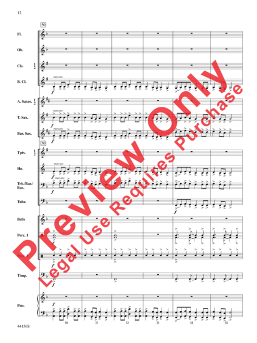Holiday Celebrations Concert Band scores gallery preview page 12