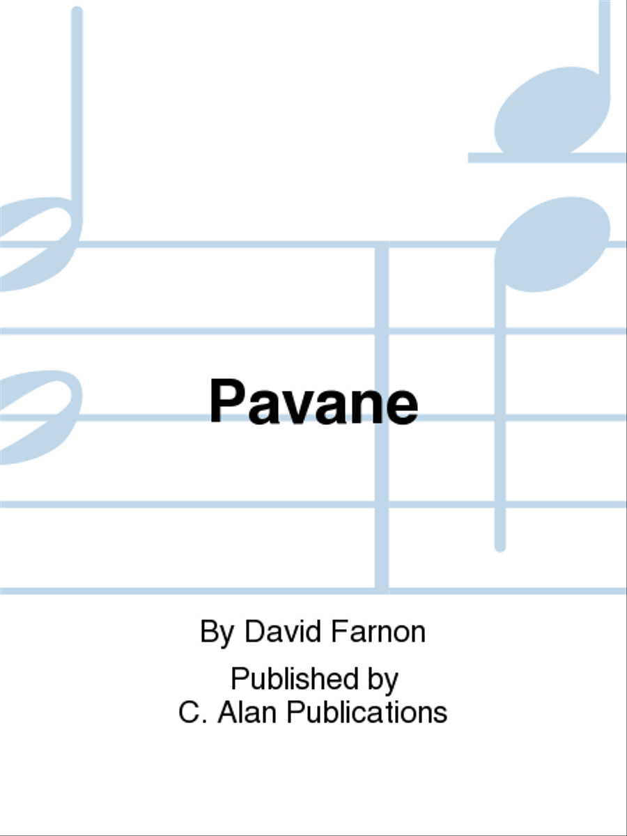 Pavane Woodwind Ensemble scores gallery preview page 1
