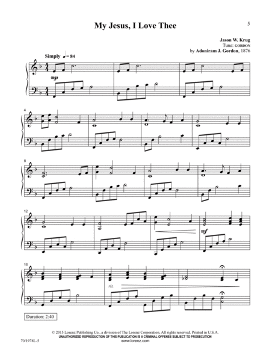 The Church Pianist's Library, Vol. 18 Piano Solo scores gallery preview page 4