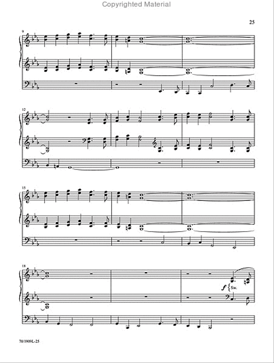 Hark! I Hear the Harps Eternal Harp scores gallery preview page 11