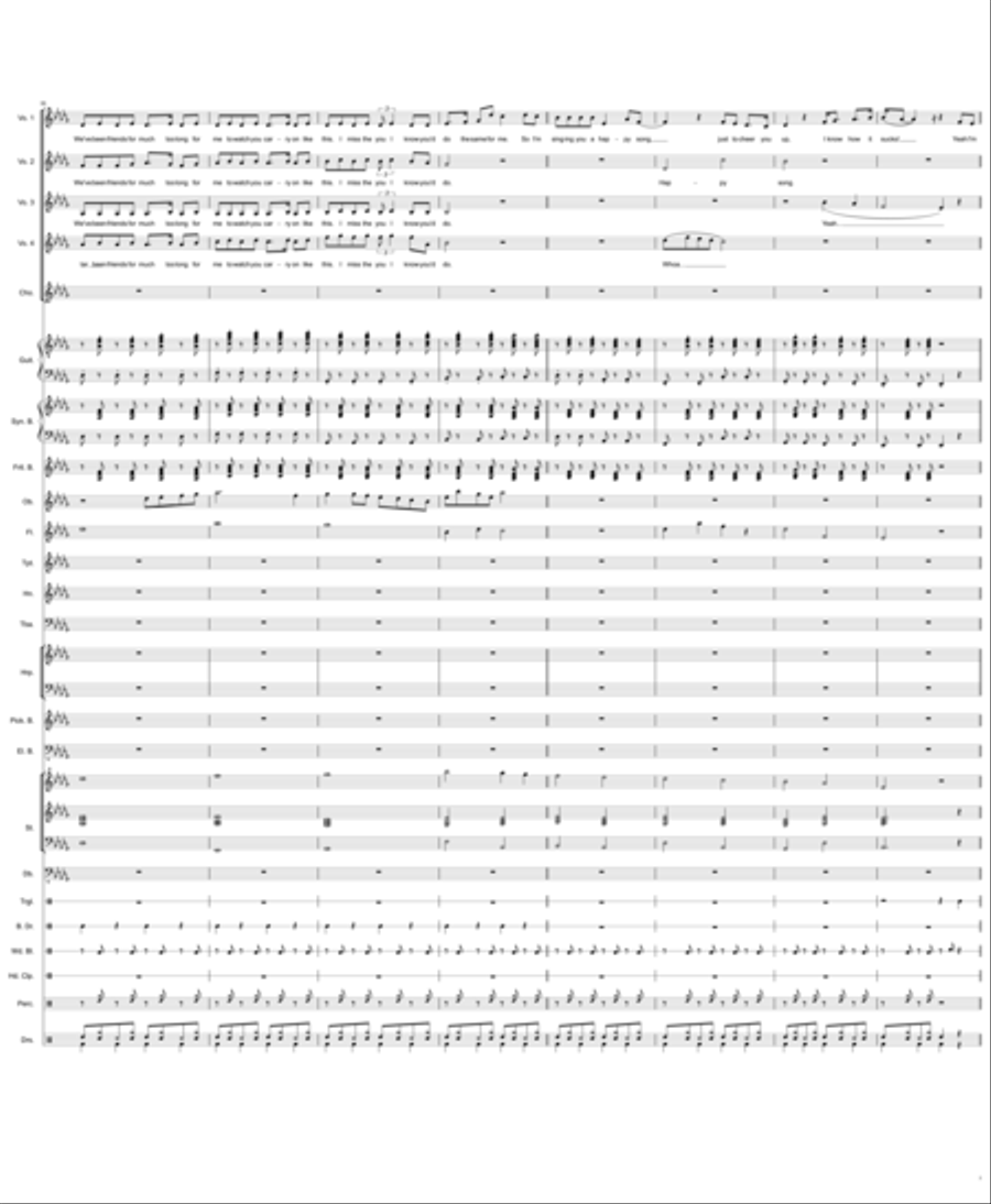 Happy Song Choir scores gallery preview page 5