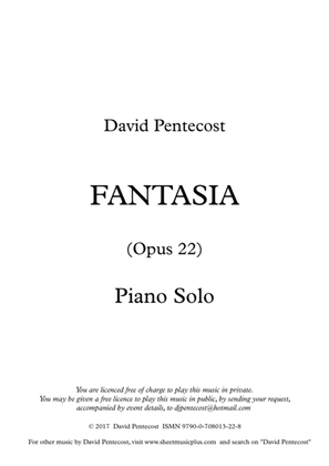 Book cover for Fantasia, Opus 22