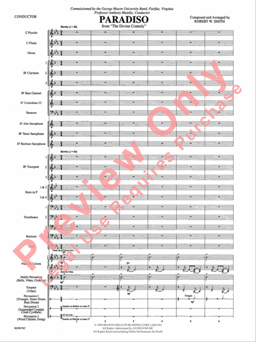 Paradiso Paradiso Concert Band scores gallery preview page 4