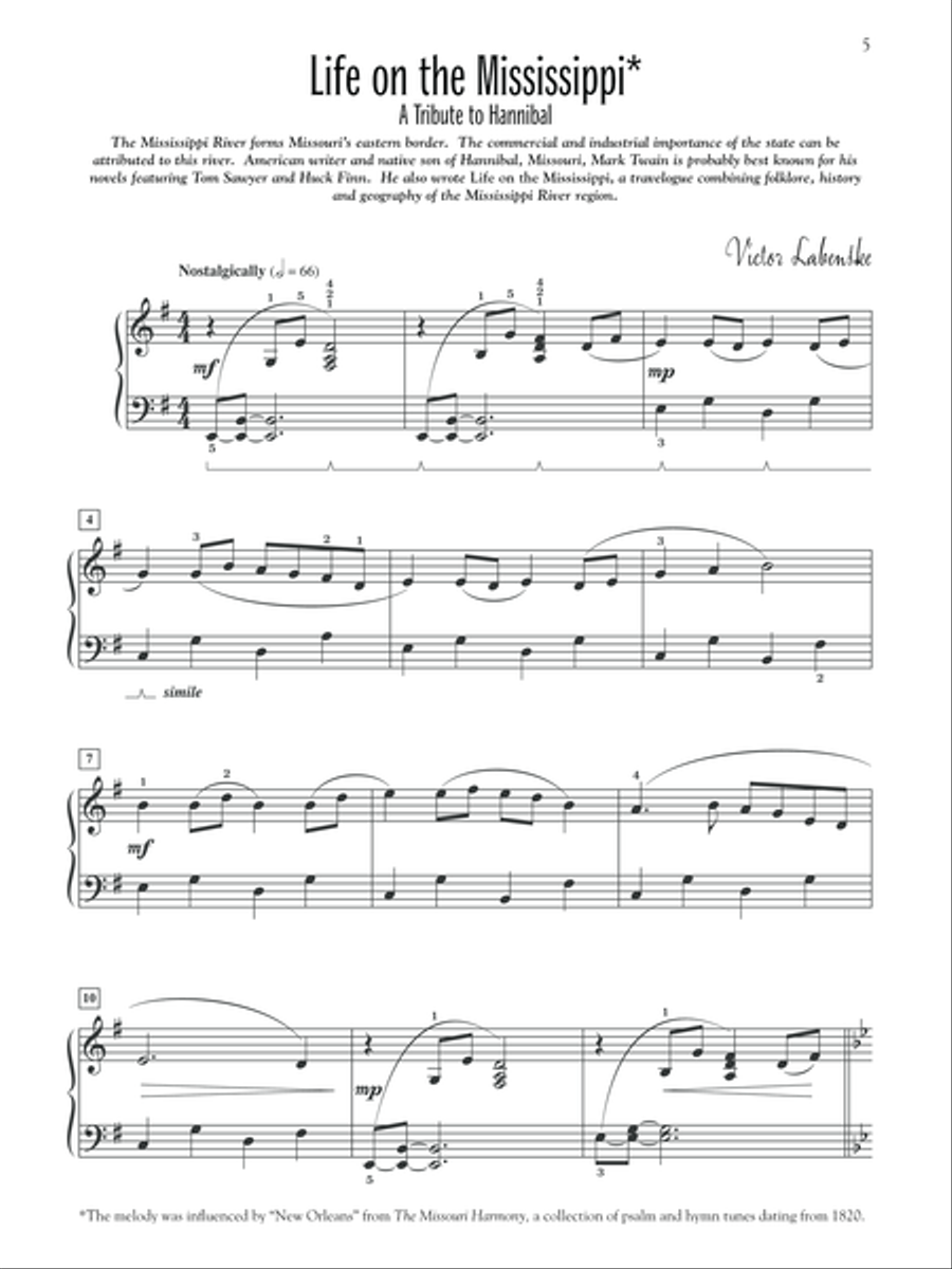 Show Me Missouri! Piano Method scores gallery preview page 3
