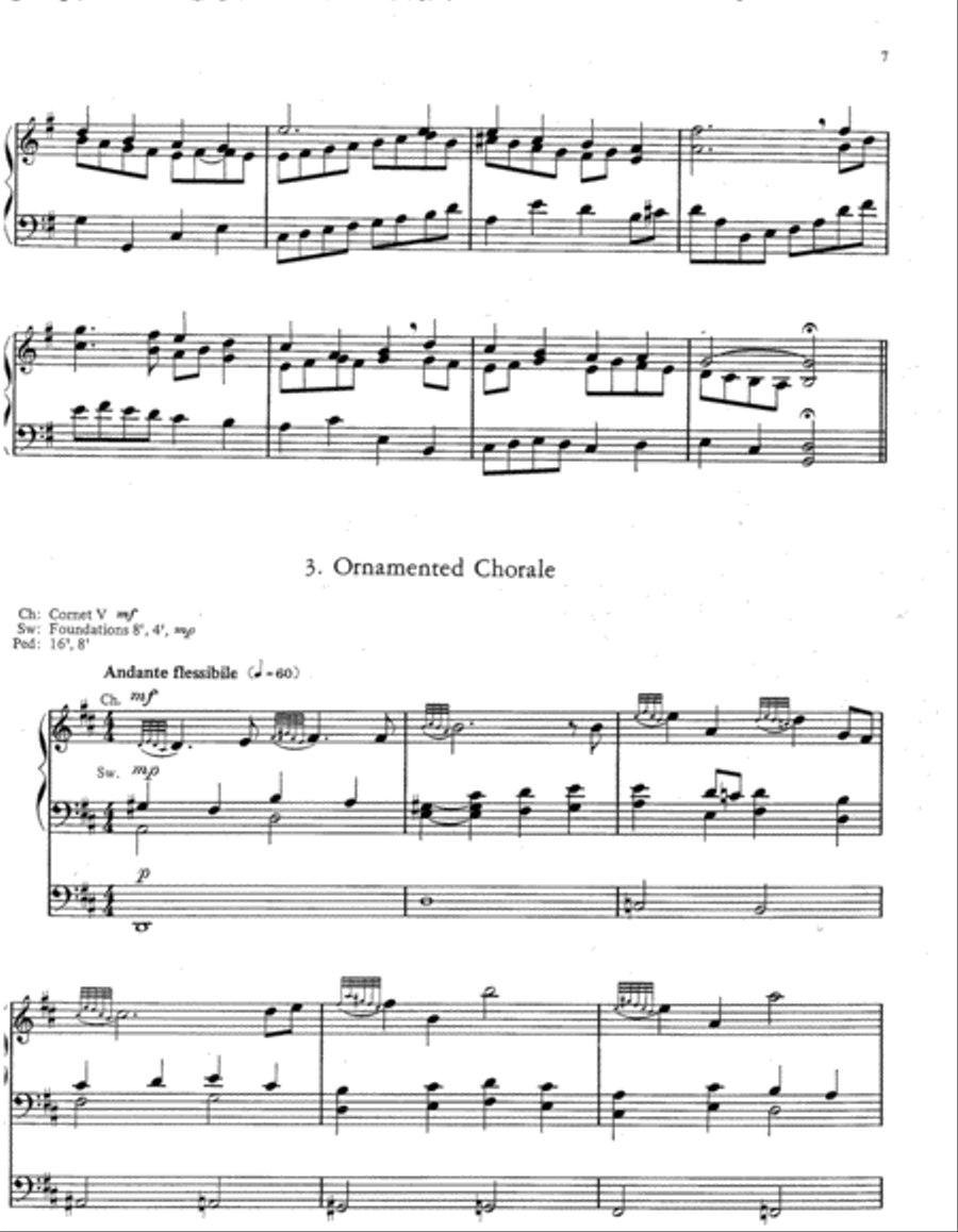 Partita on Diademata Organ scores gallery preview page 3