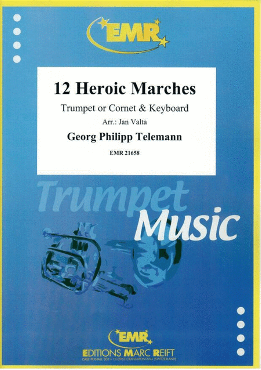 12 Heroic Marches 12 Heroic Marches Cornet scores gallery preview page 1