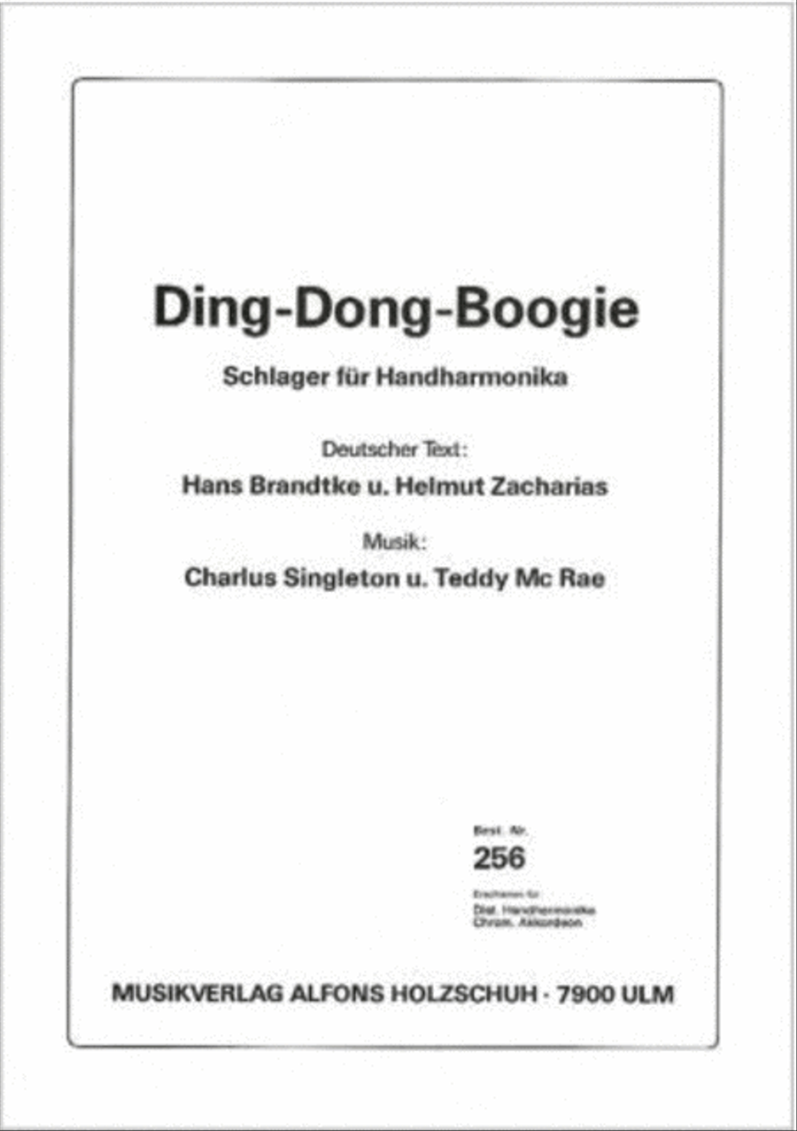 Ding-Dong-Boogie Accordion scores gallery preview page 1