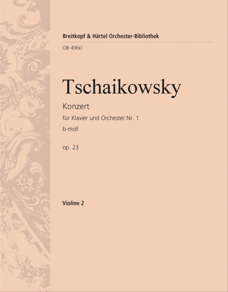 Piano Concerto No. 1 in B flat minor Op. 23 Orchestra scores gallery preview page 1