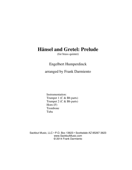 Hansel and Gretel: Prelude image number null