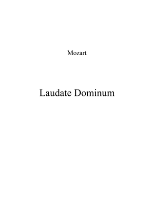 Laudate_Dominum (Mozart) major key (or relative minor key)