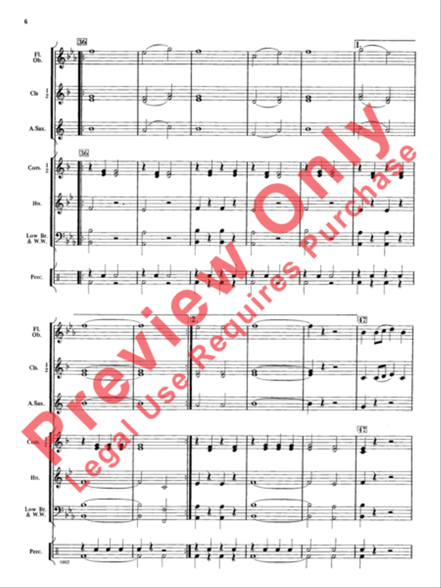 Chant and Celebration Concert Band scores gallery preview page 7