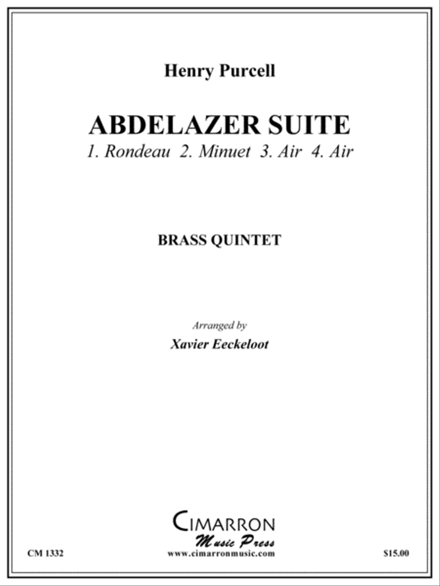 Abdelazer Suite Brass Quintet scores gallery preview page 1