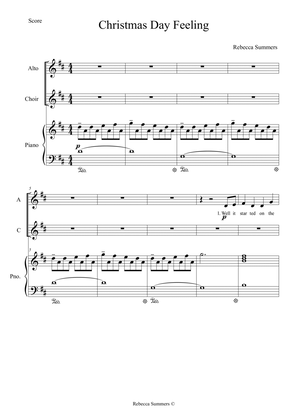 Christmas Day Feeling - (New! original! 2-Part Vocal and Piano - Choir FULL SCORE)