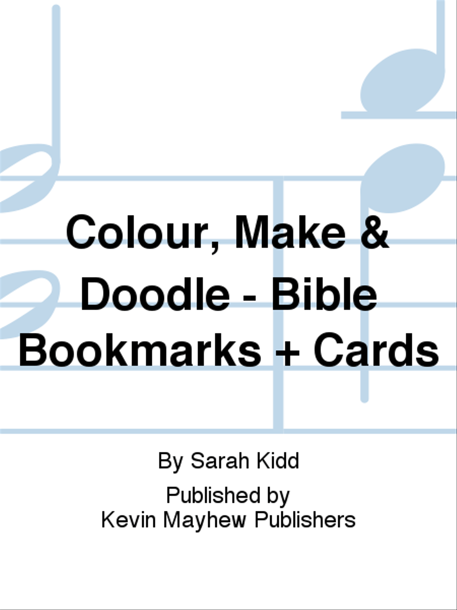 Colour, Make & Doodle - Bible Bookmarks + Cards Collection / Songbook scores gallery preview page 1