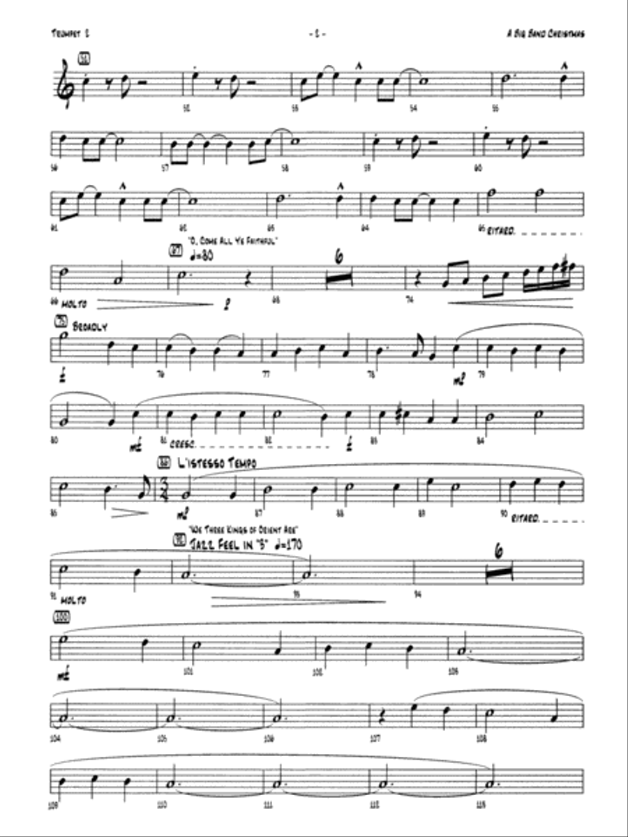 Big store band trumpet