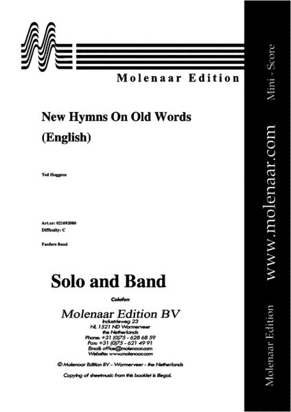 New Hymns on Old Words