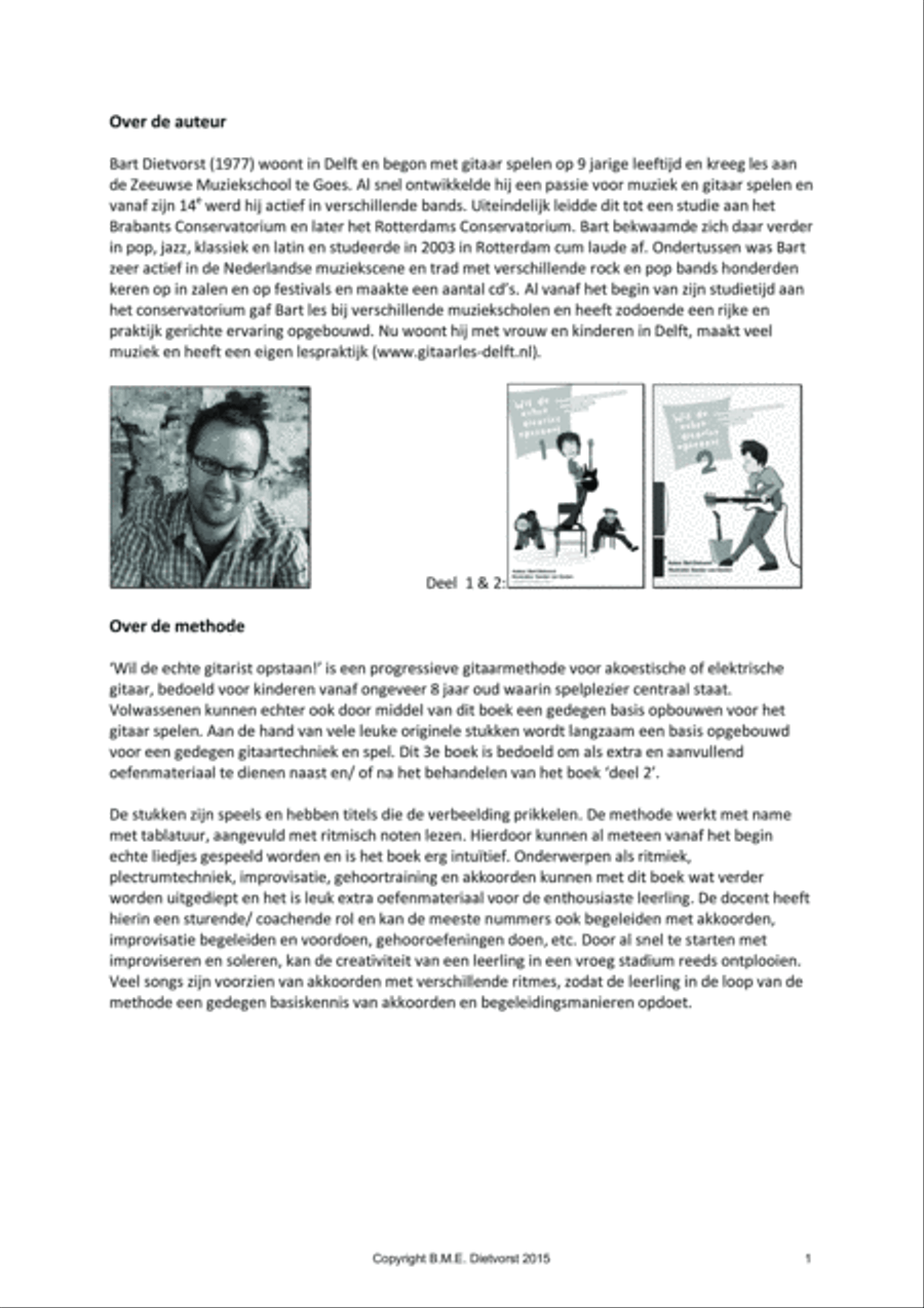 Wil De Echte Gitarist Opstaan! (deel 3) Electric Guitar scores gallery preview page 2