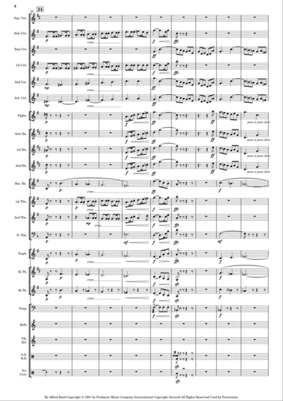 The Hounds Of Spring Brass Band scores gallery preview page 4