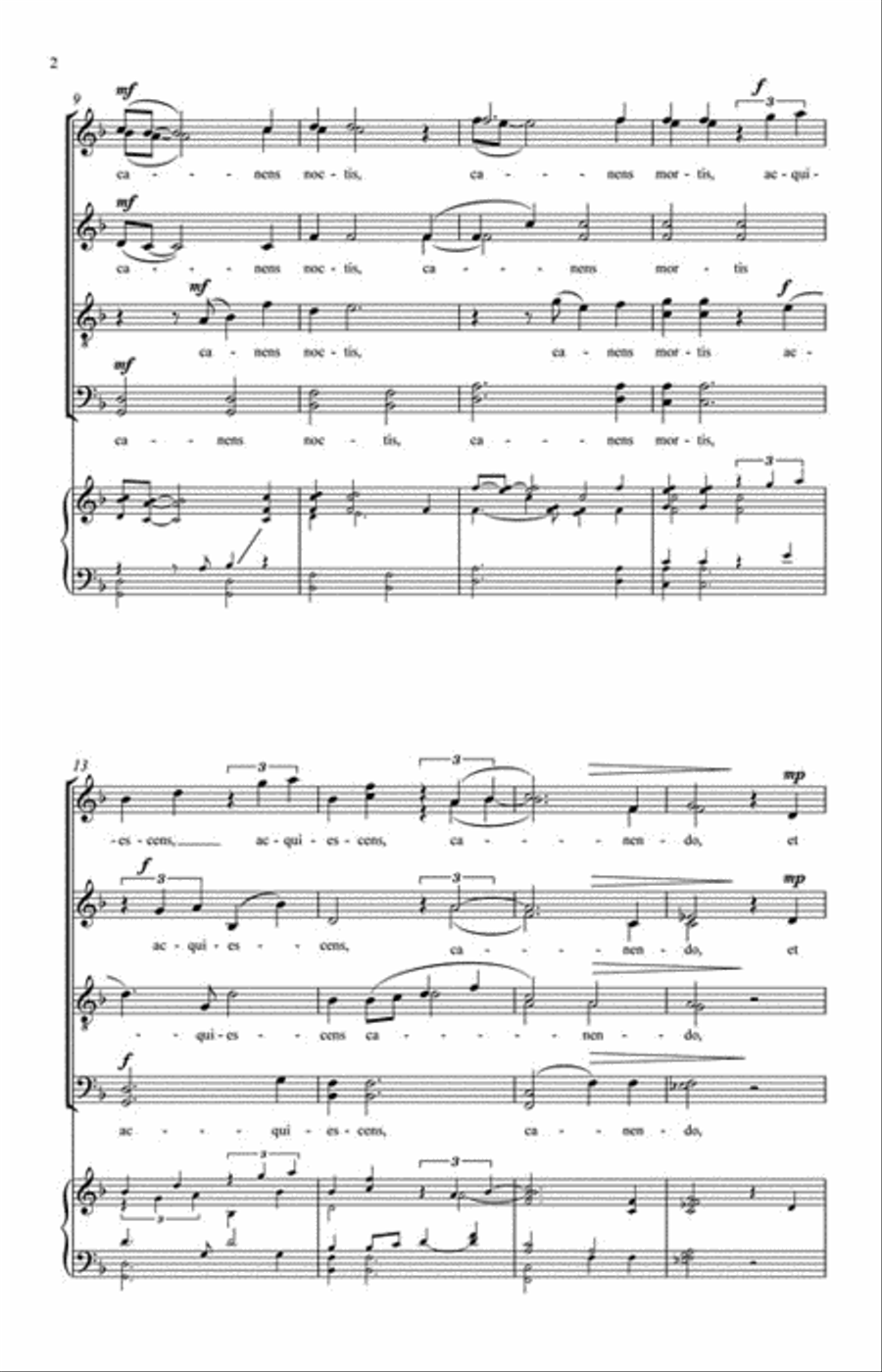 Nox Aurumque Nox Aurumque Divisi scores gallery preview page 3