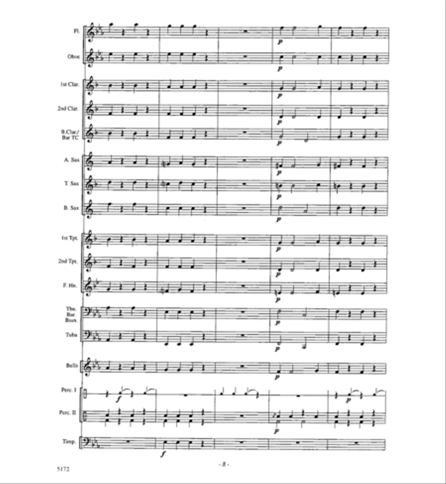 Triangle Time Concert Band scores gallery preview page 8