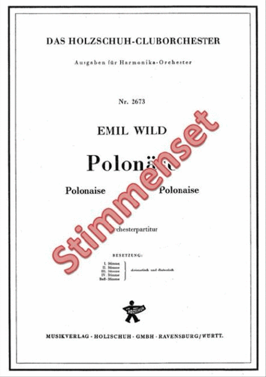 Polonäse Accordion Orchestra scores gallery preview page 1