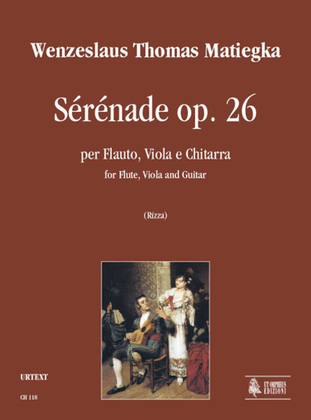 Book cover for Sérénade Op. 26 for Flute, Viola and Guitar