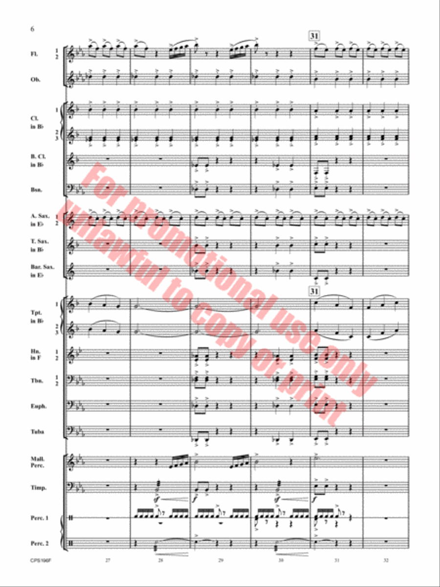 If I Could Fly Concert Band scores gallery preview page 7