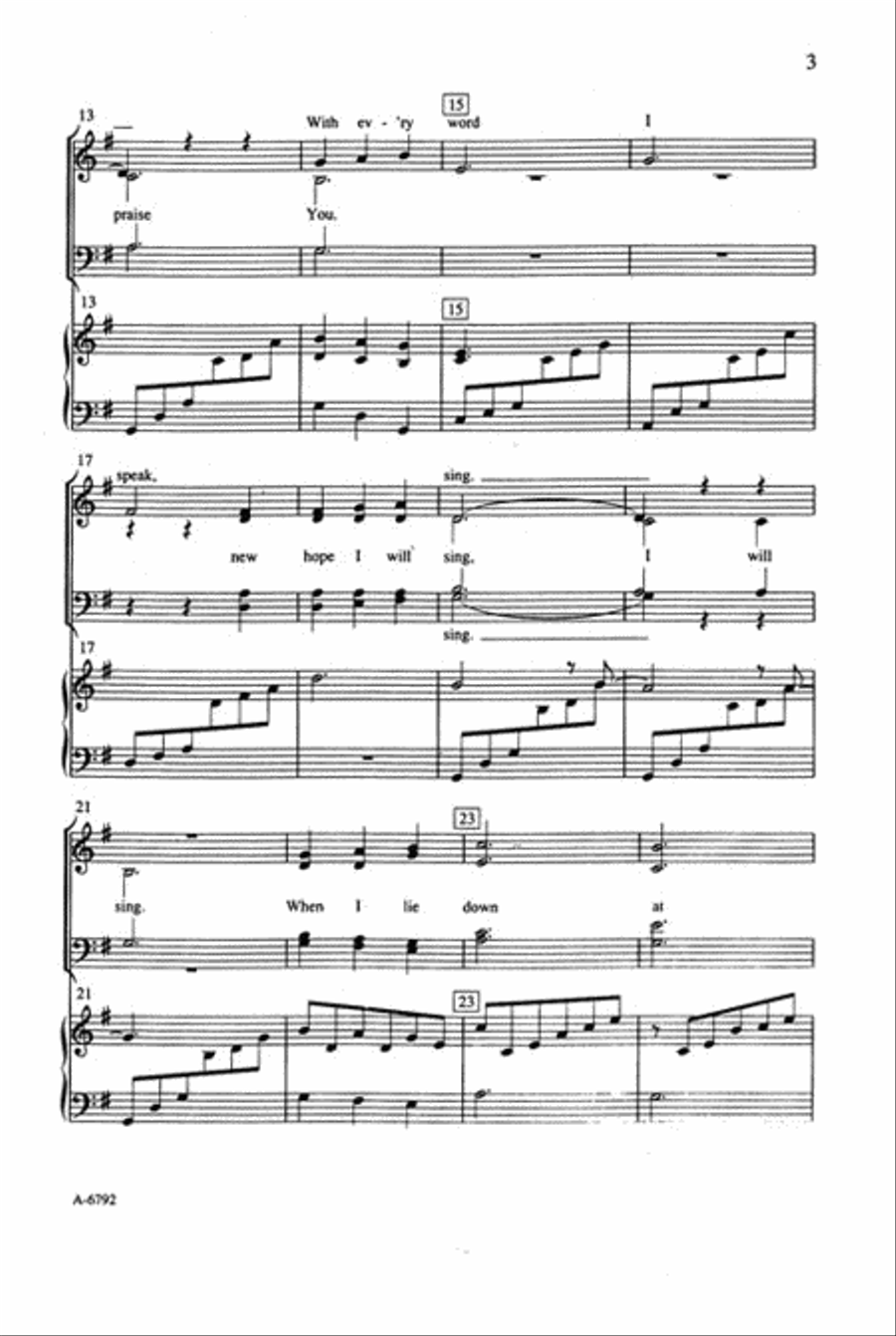 With Every Breath 4-Part scores gallery preview page 3