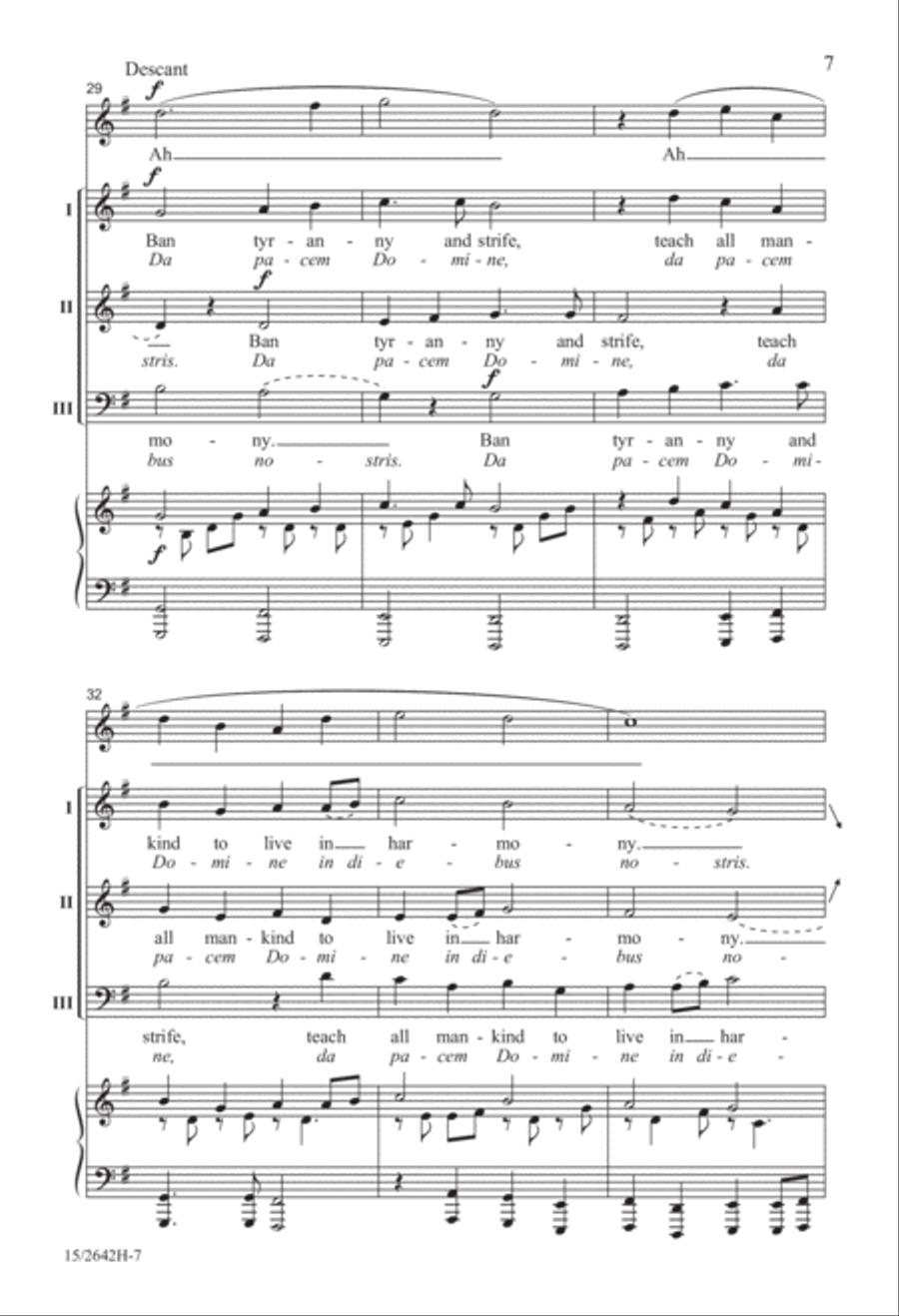 Bring Us Peace Bring Us Peace 3-Part scores gallery preview page 8
