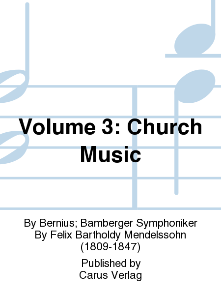 Volume 3: Church Music