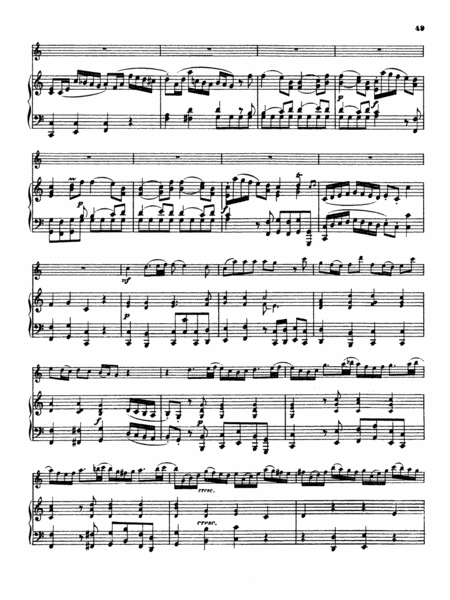 Four Concertos for Flute and Piano: 3. Concerto in C Major